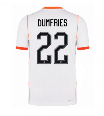Holland Denzel Dumfries #22 Udebanetrøje VM 2026 Kortærmet